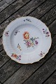 Antikkram præsenterer: Fuld Saksisk Blomst Kongelig porcelæn, middagstallerkener 25,5cm før år 1900