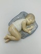 Gamlefund.dk præsenterer: Royal Copenhagen Figur - Sovende Baby