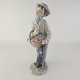 Lladro FigurDreng med paraply25 cm