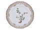 Antik K præsenterer: Flora DanicaFrokosttallerken med gennembrudt kant 22,5 cm. #3554