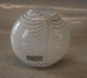 Klosterkælderen præsenterer: Zebra Vase 8 cm Kosta Boda Svensk Kunstner samlingen. Bertil Vallien Miniature