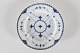 Royal Copenhagen Blue Fluted Half LaceAntique Flat Plate with gold rim Ø 22 cm