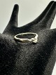 Gamlefund.dk præsenterer: 14K Hvid Guld Ring med Diamant