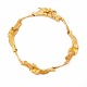 Aabenraa Antikvitetshandel præsenterer: Lapponia leddelt armlænke i 14kt guld af Björn Weckström 1971. L: 18,5cm