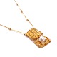 Aabenraa Antikvitetshandel präsentiert: Lapponia Halskette aus 14kt Gold von Weckström 1971. L: 45cm. Hänger: ...