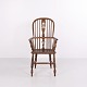 Osted Antik & Design præsenterer: Engelsk Victorian Windsor Armstol med Gennembrudt Ryg ca. 1860–1890