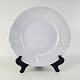 Kinnerup Antik & Porcelæn præsenterer: B&G Elegance, hvidRundt fad 26 cm