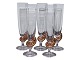 Holmegaard NeptunChampagneglas med guld