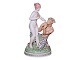 Stor Royal Copenhagen figurHåndkysset af Gerhard Henning