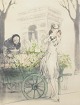 Louis Icart, radering, listet fransk ...