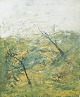 L'Art præsenterer: Göta Fogler, “Vind bitna träd”, oliemaleri på lærred, listet svensk kunstner.