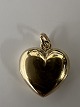 14 karat guld Hjerte.Charms / Vedhæng.Højde 1,6 cm.