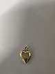 14 karat guld. Hjerte.Charms / Vedhæng.Højde 1,6 cm.