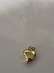 14 karat guld. Hjerte.Charms / Vedhæng.Højde 1,6 cm.