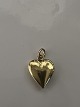 14 karat guld. Hjerte.Charms / Vedhæng.Højde 1,6 cm.