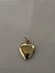 14 karat guld. Hjerte.Charms / Vedhæng.Højde 1,6 cm.