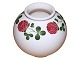 Royal CopenhagenSpherical white vase with red clover