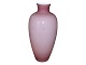 Murano Venini art glassLARGE pink floor vase, 63 cm.