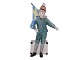 Royal Copenhagen figurDreng med svensk flag i ...
