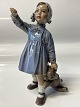 Dahl Jensen figur, Pige med bamse.Dek. Nr. 1152.