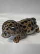 Antik Huset præsenterer: Royal Copenhagen figur, Jaguarunge.Dec. Nr. 4659.Måler 6 x 22 cm.