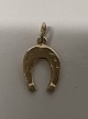 Antik Huset præsenterer: 14 karat guld. Hestesko. Charms / Vedhæng.Højde 1,5 cm.