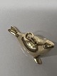 Antik Huset præsenterer: 14 karat guld. Søløve.Charms / Vedhæng.Højde 1,3 cm.