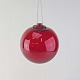 Holmegaard glaskuglerubinrød10 cm