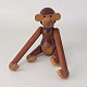 Kay Bojesen figurAbe i teak14-26 cm