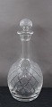 Antikkram præsenterer: Christiansborg krystal glasservice. Karaffel med original prop 25cm