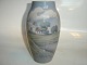 Bing & Grondahl Vase, With White Danish Church