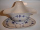 BLue Fluted Plain, 
Rare triangular Gravy Boat
Sold