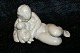 Blanc de chine Figur af Kai Nielsen, Mor med Barn