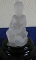 Visitkortskål med figur af frossen glas H 13cm