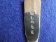 Musling silver cutlery, pair of tea spoons. 1 spoon in 3-tower silver from 1913, and 1 spoon in English "silver"??