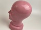 Hattehoved af pink keramik, West Germany nr. 701