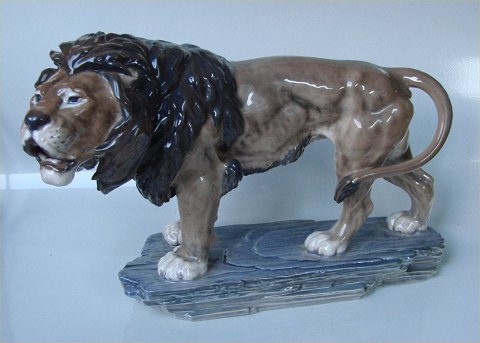 Klosterkælderen - Dahl Jensen figurine 1263 Lion roaring (LJ) 40 cm ...