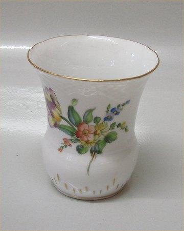 Klosterkælderen - B&G Saxon Flower White Porcelain 191 Vase 11.5 Cm X 9 ...