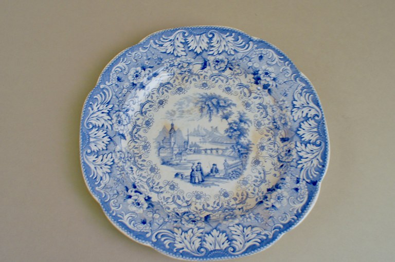 Rörstrand, "Dacka", before 1860, earthenware plate.