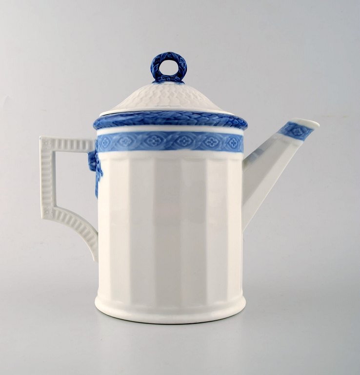Royal Copenhagen Blue Fan, coffee pot.
