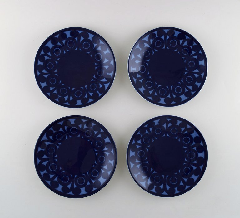 Christina Campbell for Rörstrand / Rørstrand. A set of 4 AGDA porcelain plates. 
1960
