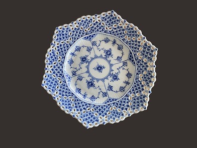 Plate, blue fluted full lace
Royal Copenhagen
D: 20,5 cm
