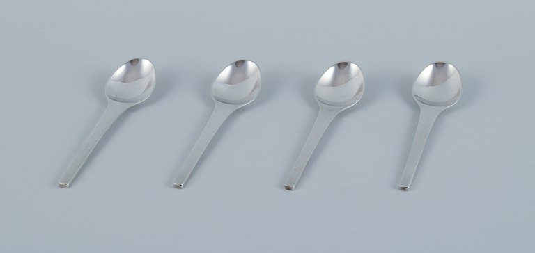 Georg Jensen, Caravel, a set of five coffee spoons in sterling silver.