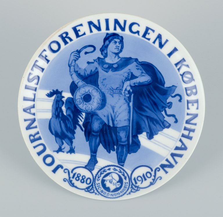 Bing & Grøndahl, sjælden jubilæumsplatte ”Journalistforeningen i København 
1880-1910".