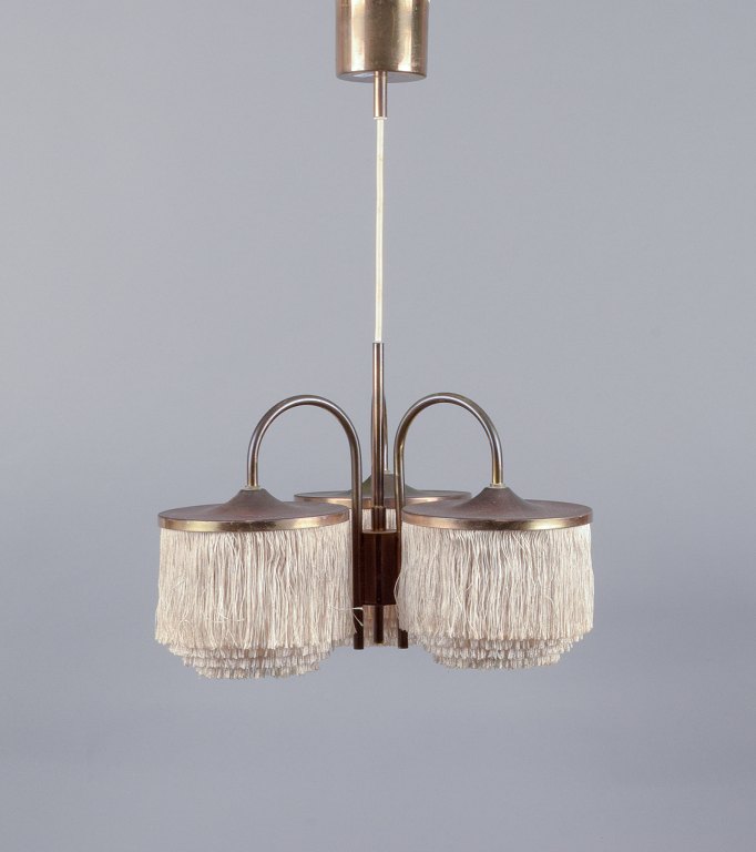 Hans-Agne Jakobsson for A/B Markaryd.
Rare three-armed ceiling lamp.