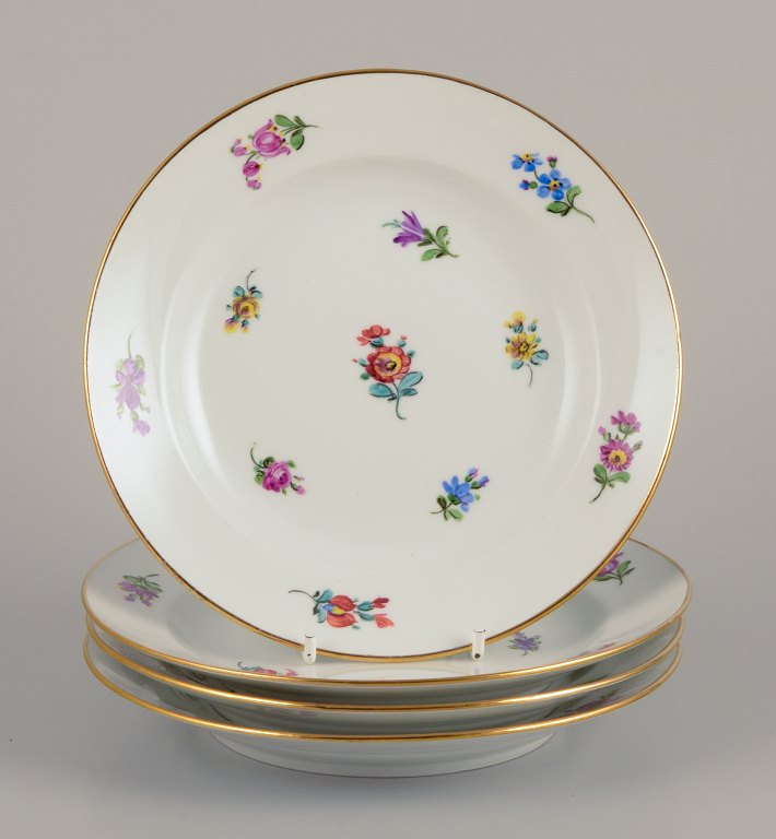 Meissen, Germany, four plates.