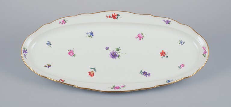 Meissen, Germany, large rectangular fish platter.