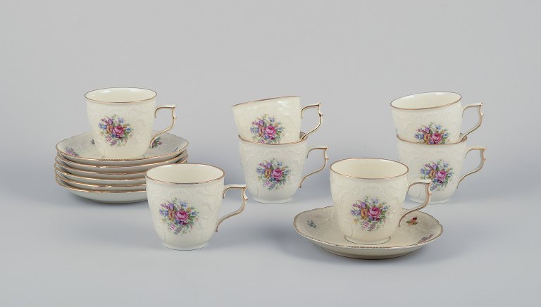 Rosenthal, et syvpersoners ”Sanssouci” kaffeservice.