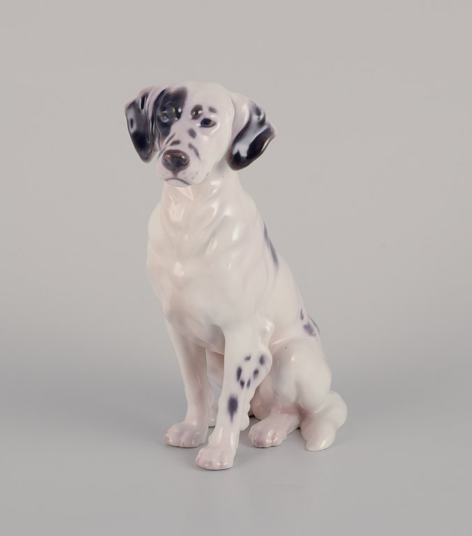 Bing & Grøndahl. Porcelain figurine of an English Setter. Rare figurine.