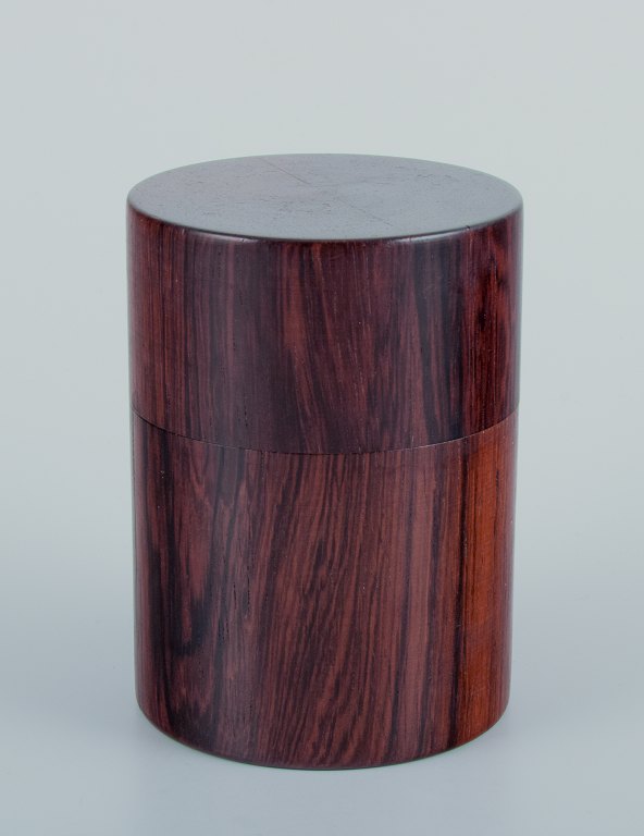 Danish design. Lidded box in hardwood.